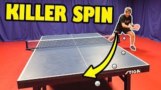 5 Tips To Produce KILLER Spin  Table Tennis [upl. by Zenobia]