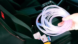 Fiber Optic Interior Ambient Lighting Install  RedlineMods [upl. by Grail]