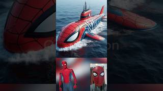 superheroes but Orca submarine 😱🔥Marvel amp DCAll Characters marvel avengersshortsrobot [upl. by Assenab815]