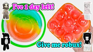 Slime Storytime Roblox  My friends turned away when they knew I have just 1 day left [upl. by Iur192]