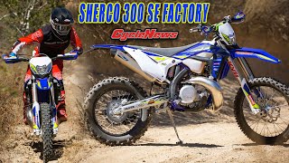 2023 Sherco 300 SE Factory First Ride  Cycle News [upl. by Mayfield]