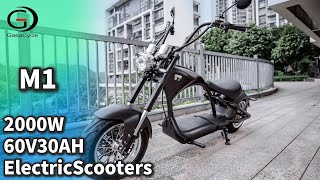 Gaea Latest 3000w 4000w 2000w Electric Scooter 4000w 75kmh Fast Selling Citycoco [upl. by Attenweiler369]