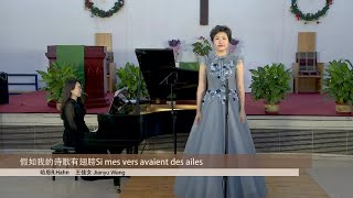 WANG JIANV  Reynaldo Hahn  Si mes vers avaient des ailes [upl. by Garnette944]