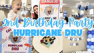 2ND BIRTHDAY PARTY IDEAS  BIRTHDAY PARTY PREP  HURRICANE THEMED BIRTHDAY PARTY  PARTY DECOR [upl. by Malena]