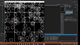 Collision Detection using Quadtrees C olcPixelGameEngine [upl. by Gladdie]