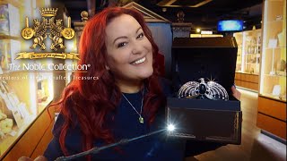 UNBOXING THE HARRY POTTER RAVENCLAW DIADEM IN THE NOBLE COLLECTION STORE  VICTORIA MACLEAN [upl. by Cyprio841]