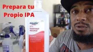 Como Preparar Una Solución de Alcohol Isopropilico para Limpiar Tu Carro [upl. by Weywadt688]