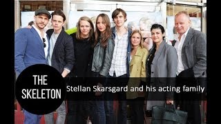 Stellan Skarsgård and his acting family wives and kids [upl. by Aiuqat505]