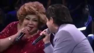 alcione cantando evidências com xororó só no migué [upl. by Llain]