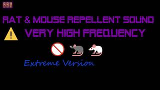 ⚠️Extreme Version 🚫🐀🐁 Rat amp Mouse Repellent Sound Very High Frequency 9 Hour [upl. by Morissa184]