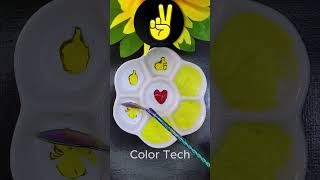 Hand Emoji colors Mixing 👍👎✌️🫰👌👆 What’s your favorite 🎨✨asmr colormixing colors painting [upl. by Cirdor]