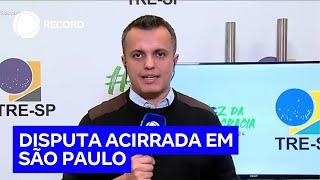 Com disputa acirrada cidade de São Paulo inicia votação [upl. by Ennovyhc138]