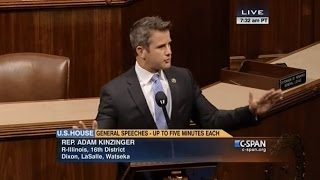 Rep Kinzinger speaking on the House Floor about Russias involvement in Syria [upl. by Myra]