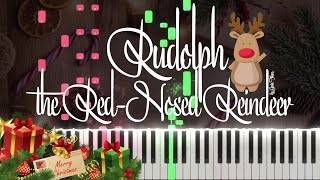 Rudolph the RedNosed Reindeer Piano Tutorial by Javin Tham [upl. by Vic]