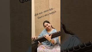 Thithikudhe  Silendra Theepori Ondru  RIVIINKA MUSIC  Indujakarthik  Veena Cover  Video 149 [upl. by Ynohtnaeoj]