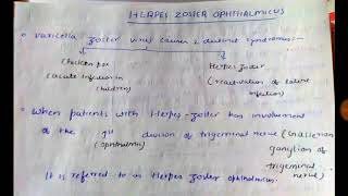 Herpes zoster ophthalmicus1cornea [upl. by Cruce804]