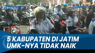 Daftar UMK Jatim 2021 5 Kabupaten Ini UMKnya Tidak Naik [upl. by Ahsiem649]