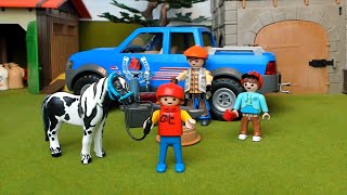 Bonny und Jonny vom Eichenhof Folge 3 Der Hufschmied kommt Erzählt mit Spielzeug von Playmobil [upl. by Beatrix866]