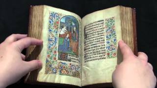 Ms Codex 1056  Video Facsimile Book of Hours Use of Rouen [upl. by Darwen]