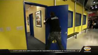 Quinton Rampage Jackson vs DOOR Page goes CRAZY [upl. by Lockwood]