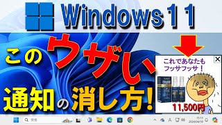 【Windowsの右下に出てくる通知の消し方】画面の右下に出てくるNotificationの詳しい設定の仕方、消し方、全く出ないようにする方法などをわかりやすく解説いたします。 [upl. by Danice304]