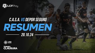 Resumen Depor Seguro vs CASA  201024 [upl. by Aissenav]