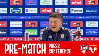 CAGLIARI VS HELLAS VERONA  MAZZARRI PREMATCH PRESS CONFERENCE LIVE  SERIE A [upl. by Aerdnaed304]