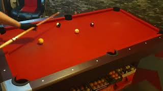 6ft pool table  9 ball break and run 168 [upl. by Deehsar]