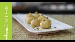 Besan Ladoo Recipe  Indian Mithai Recipes by Archanas Kitchen [upl. by Philippe260]