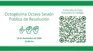 🔴EnVivo SesiónTEEGRO Octogésima Octava Sesión Pública de Resolución 🎥⚖ [upl. by Jereme]