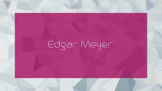 Edgar Meyer  appearance [upl. by Hestia]