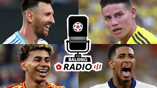 Argentina vs Colombia  Inglaterra vs España  PREVIA  ep338 BalongRadio [upl. by Farman]