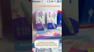 Recare semiquantitative LH and HCG test digital test kit Mixed packing for HCG test and LH test [upl. by Nalon62]