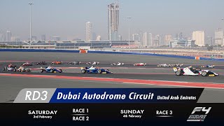 2024 Formula 4 UAE Championship Round 3 Race 3 [upl. by Ohara]