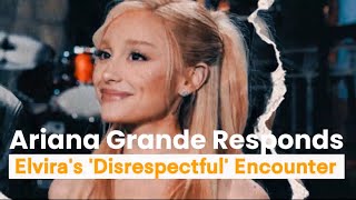 Ariana Grande Fires Back at Elvira’s Disrespectful Encounter Claims  Full Response [upl. by Girvin630]