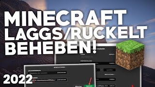 Minecraft LAGGS und RUCKELT BEHEBEN  FPS BOOST  Tutorial  PCPS4Handy  2024 [upl. by Akirat767]