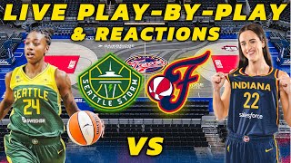 Seattle Storm vs Indiana Fever  Live PlayByPlay amp Reactions [upl. by Leta]