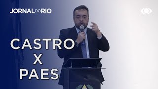 Castro rebate Paes em posse de novo secretário [upl. by Aala]