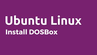 Ubuntu  How to install DOSBox [upl. by Arondel320]