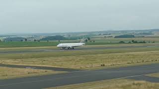 Landung A320 von Sundair am Kassel Airport [upl. by Relda]