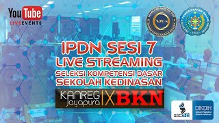 LIVE SCORE SKD IPDN SESI 7  KANREG IX BKN JAYAPURA [upl. by Naillimxam]