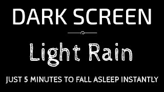 Calming Anxiety and Stress Relief  Rain Sounds for Better Sleep  Black Screen Relaxation ASMR [upl. by Aanas]