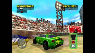 Retro Gaming on the kinhank X5 Pro N64 demolition derby [upl. by Ostraw]