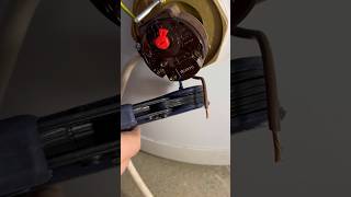 How to wire an immersion heater like a pro asmr diy howto plumbing subscribe youtubeshorts [upl. by Champaigne]