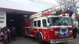 Salida de móviles  Bomberos Voluntarios Pergamino [upl. by Edi]