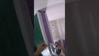 Installing Vinyl Drywall Corner Bead DO THIS [upl. by Alacim666]