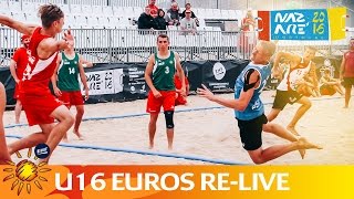 ReLive  Beach Handball EUROs 2016  Day 2  Court 1  Morning Session [upl. by Frederico]