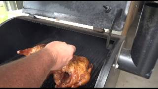 How to Smoke Chicken on a Traeger Smoker Grill [upl. by Chari714]