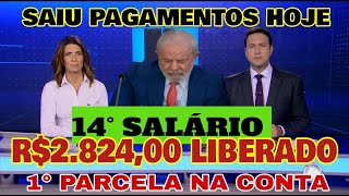 ðŸš¨ URGENTE 14Â° SALÃRIO APROVADO R282400 EM OUTUBRO PARA APOSENTADOS E PENSIONISTA DO INSS [upl. by Arimlede]