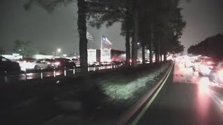 DFW traffic updates US 75 southbound shut down by crash [upl. by Steffin]